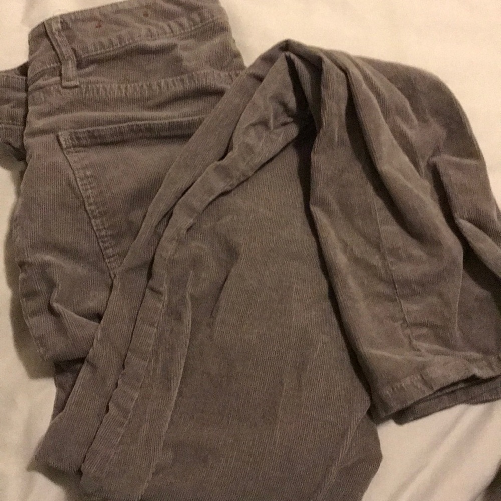 Gray Corduroy Pants